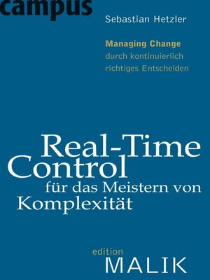 cover image of Real-Time-Control für das Meistern von Komplexität